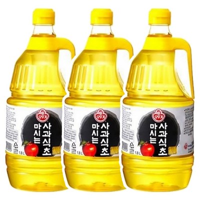 오뚜기 마시는 사과초 1.8L (3개)_이미지