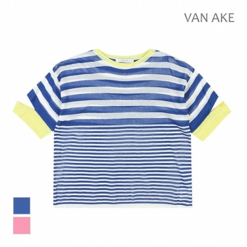 반에이크 ST패턴 반팔니트_VB27KTQ301Z