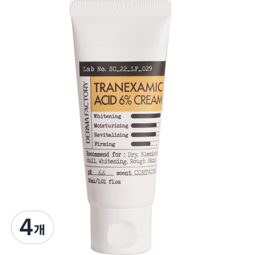 더마팩토리 트라넥삼산 6% 크림 30ml (4개)_이미지