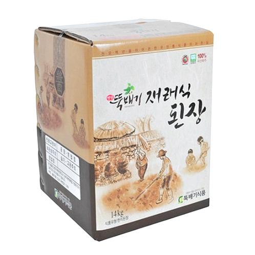 뚝배기식품 옛맛 뚝배기 재래식 된장 14kg (1개)_이미지