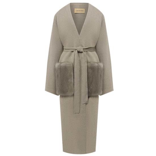 이브살로몬 이브살로몬  밍크포켓 롱 벨트 가디건 21WYM51113MCMA C97 GRIS ANTHRACITE YVC005an