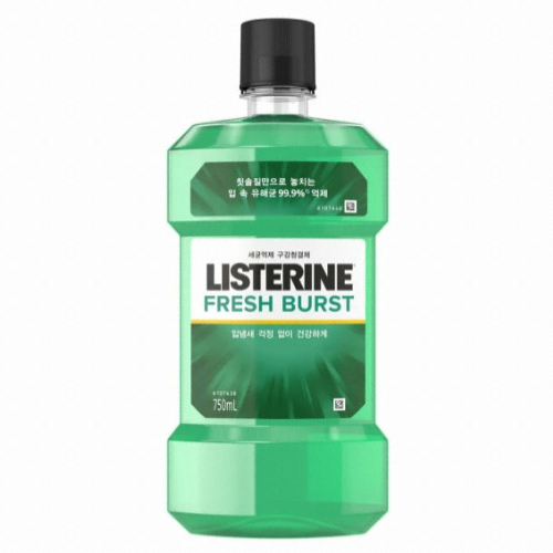 존슨앤존슨 리스테린 후레쉬 버스트 750ml (10개)