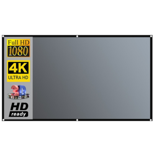 SALANGE 와이드 패브릭 천 프로젝터 스크린 해외구매 (84인치)_이미지