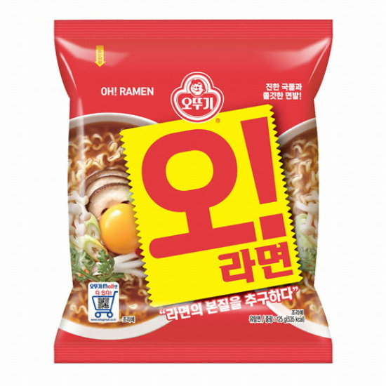 오뚜기 오라면 125g (4개)_이미지