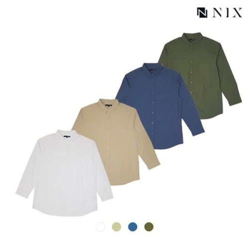 케이브랜즈 닉스 남 고밀도 코튼 셔츠 세미오버핏FNPFCSL101P 997535