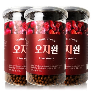 헬로우그린 오자환 350g 구기자 오미자 복분자 산수유 사상자 3개_이미지