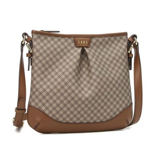 LF 닥스 브라운 체크 크로스백 WCBA7F234W2