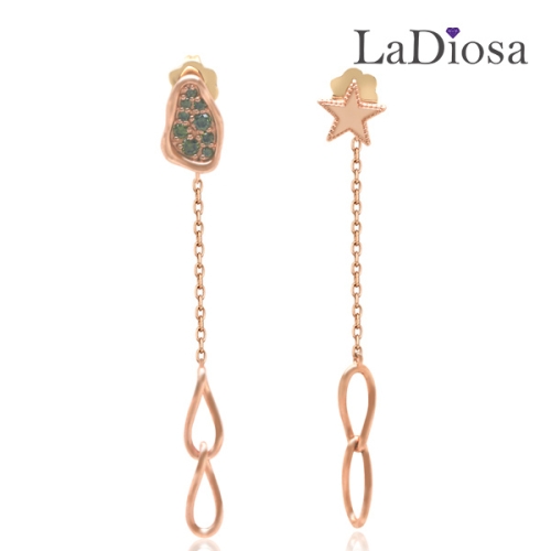 라디오사 18K ZENGER Jewelry Tigers Eye with Matte Black Onyx Beaded Bracele 152