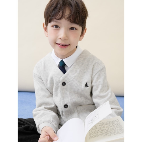 삼성물산 빈폴키즈 와플 소재 카디건 상하세트 베이지 BI6141U03A