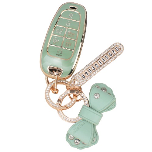 지엠지모터스  TPU 스마트키 케이스 AH-07 + 리본 스트랩 세트