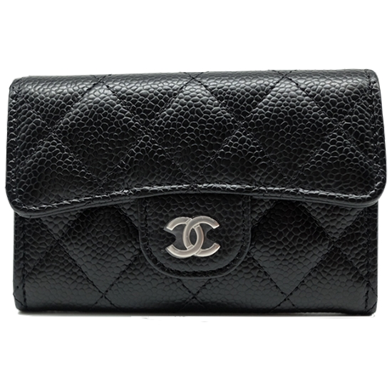 샤넬 캐비어 클래식 카드 지갑 AP0214 (블랙 은장)이미지입니다. 누르면 해당 게시물로 새창이동합니다.