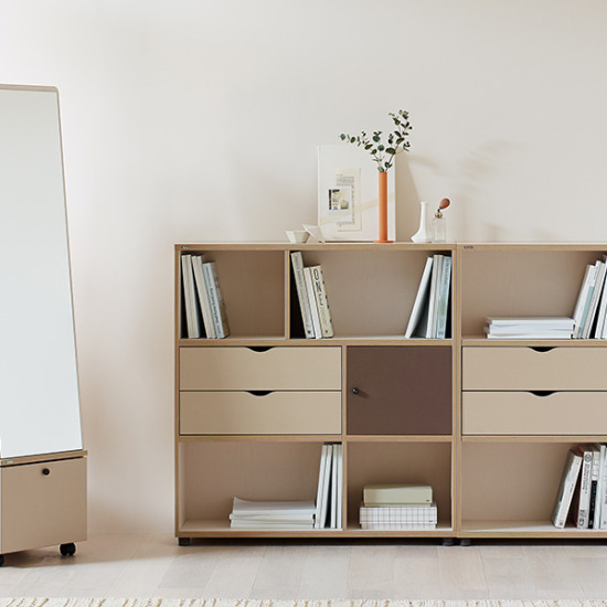 일룸 노마 3단 책장 (100cm)_이미지