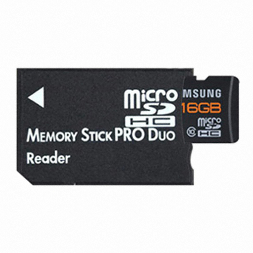 Sandisk MicroSD to MS Duo 카드 어댑터이미지입니다. 누르면 해당 게시물로 새창이동합니다.