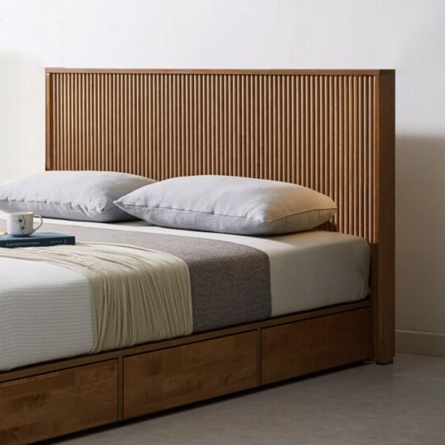 BIF보루네오 호텔라인 KC757 원목 침대 K (독립스프링)_이미지