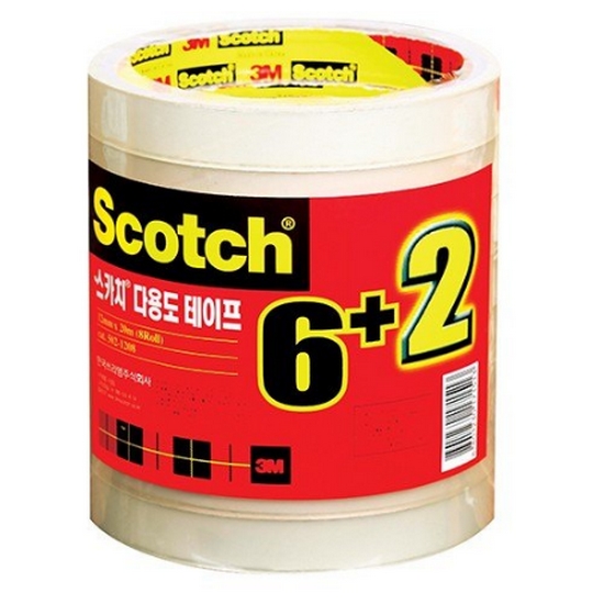 3M 스카치 다용도 테이프 502-8 12mm x 20m