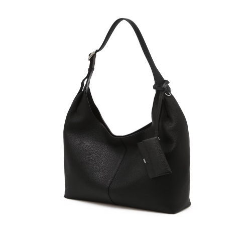 닥스 블랙 천연가죽 소프트 호보백 L_DCBA6F100_이미지