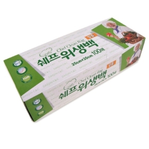 대진씨앤씨 쉐프 위생백 25x35cm (중) 100매이미지입니다. 누르면 해당 게시물로 새창이동합니다.