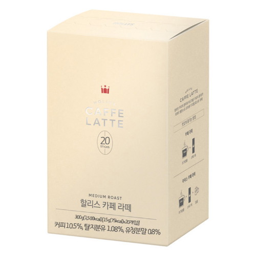 할리스커피 카페 라떼 20T (5개)