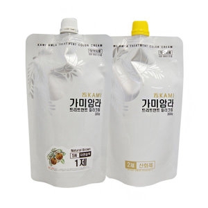 가미암라 새치염색약 칼라크림300g 7N 밝은갈색