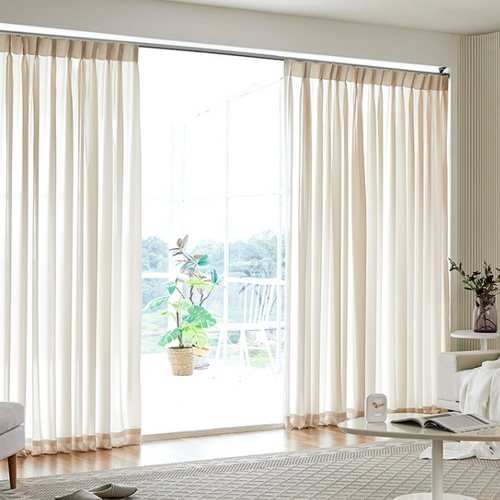 모던하우스 ON 높이조절 차르르 쉬폰커튼 (210x235cm)_이미지