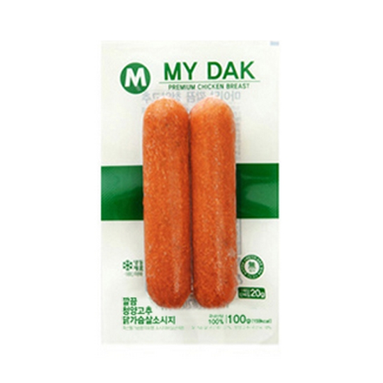 미트리 마이닭 깔끔 청양고추 닭가슴살소시지 100g (11개)