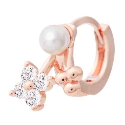 라울스톤라울스톤 라뮤즈 14K 금침 귀찌 큐빅 진주 링 피어싱_108732