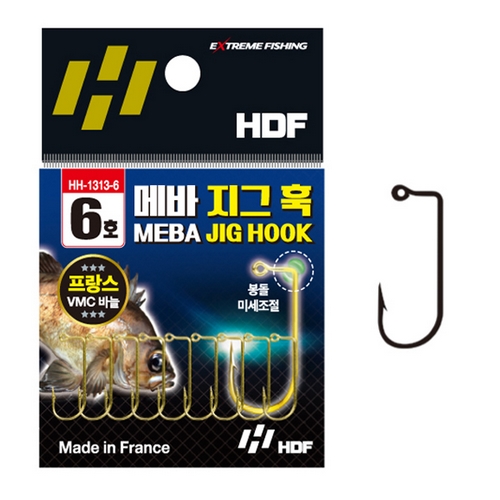 해동조구사 HDF HH-1313 메바 지그 훅