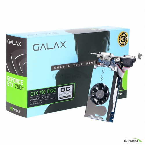 ������ GALAX ������ GTX750 Ti OC D5 2GB LP