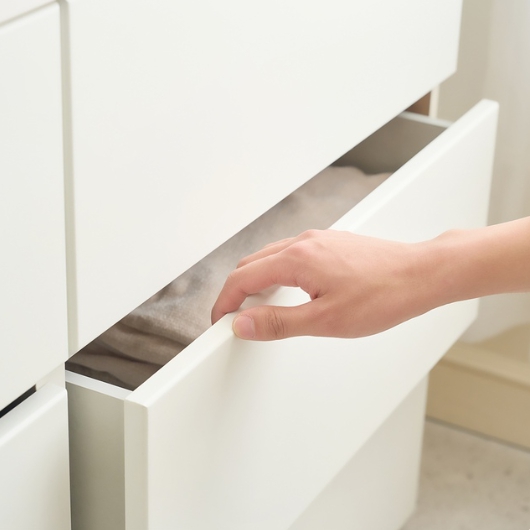 모던하우스 스탠다드 화이트 3단 서랍장 800_이미지