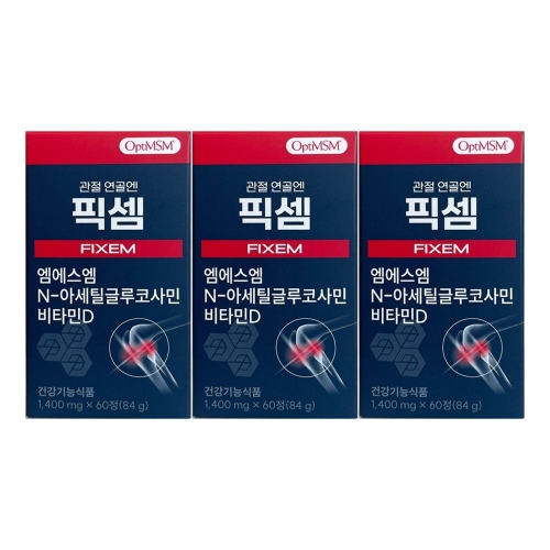 아미코젠 템스원 관절 연골엔 픽셈 1400mg 60정 (3개)