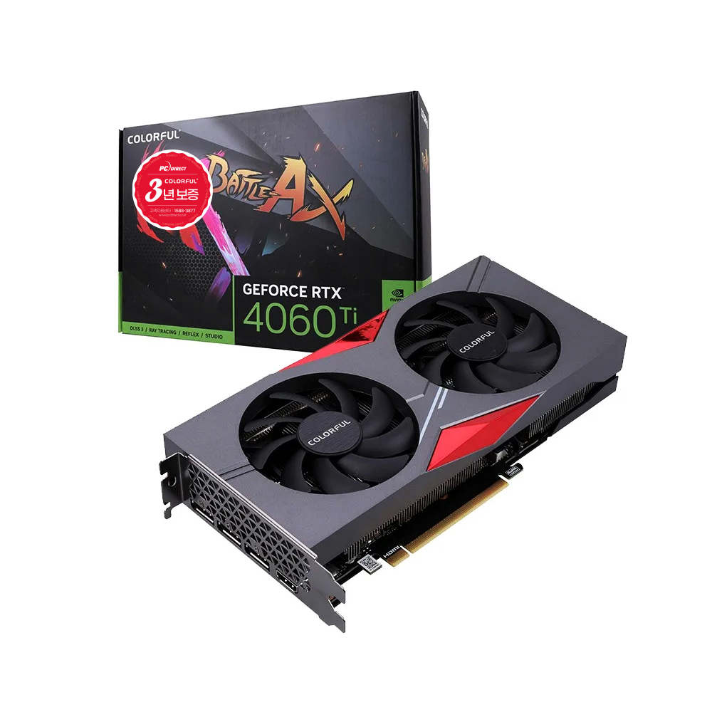 COLORFUL ������ RTX 4060 Ti �丶ȣũ DUO D6 8GB �Ǿ���Ʈ