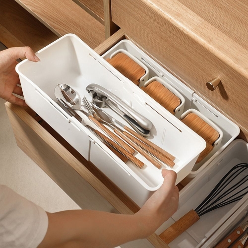 [불명] 살림하는집 서랍정리함 팬트리 칸막이 수납함 대형 10cmx38.5cmx6.3cm