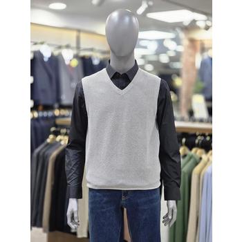 런던포그 세이브존04 V넥 여름 그레이조끼 LORNA81Z S46569766