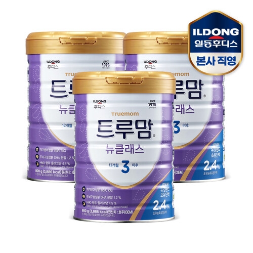  일동후디스 2024 NEW 트루맘 뉴클래스 슈퍼프리미엄 3단계 800g [3개]