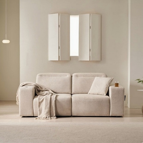 삼익가구 레스트인 헤드틸팅 모션 슬라이드 패브릭 소파 3인용_이미지