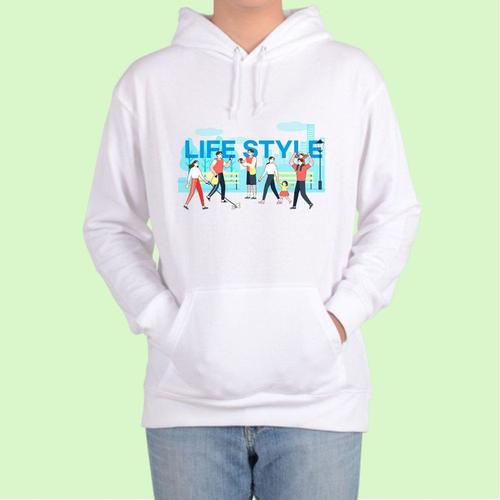 라이프스타일 후드티 twentyseven 소확행 힐링 남여공 WFL48NC_이미지