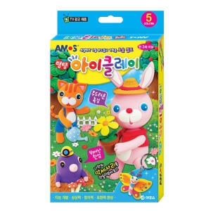 아모스 아모스 탱탱 아이클레이-18g X 5색 클레이세트 점토 악세사리포함