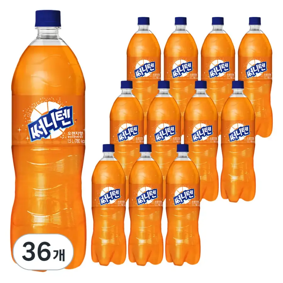 해태음료 써니텐 오렌지 1.5L (36개)_이미지