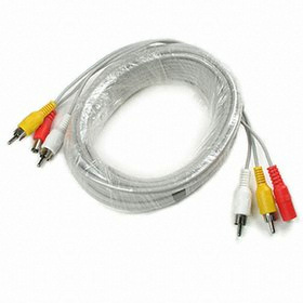 라이트컴 COMS 2RCA + DC 5.5 케이블 (10m, C3456)_이미지