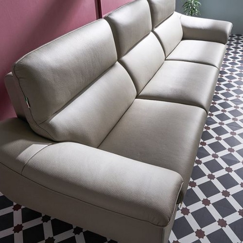 다우닝 레아 클래시 전체 천연통가죽 소파 3.5인용 (스툴포함)_이미지