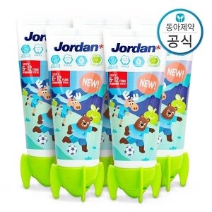 조르단 뉴스텝2 청사과향 치약 90g (5개)_이미지