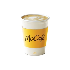 맥도날드 카페라떼 Medium