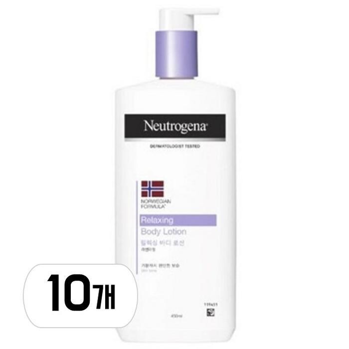 뉴트로지나 노르웨이전 포뮬러 릴랙싱 바디로션 450ml (10개)_이미지