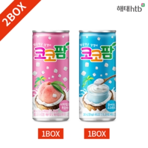 해태 코코팜 피치 요구르트 240ml 30캔 2박스 묶음_이미지