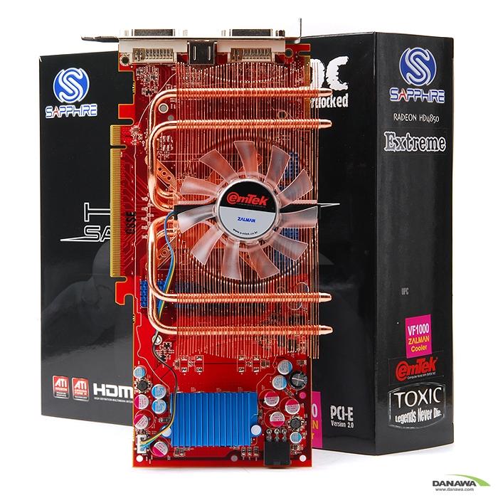 SAPPHIRE 라데온 HD 4850 TOXIC EXTREME 512MB VF1000 이엠텍_이미지