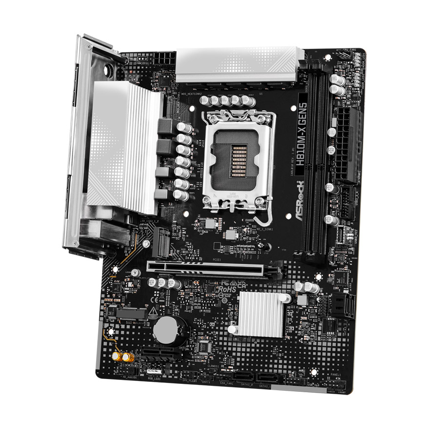 ASRock H810M-X Gen5 + WiFi7 ��ī�� ��Ű�� ��ص���