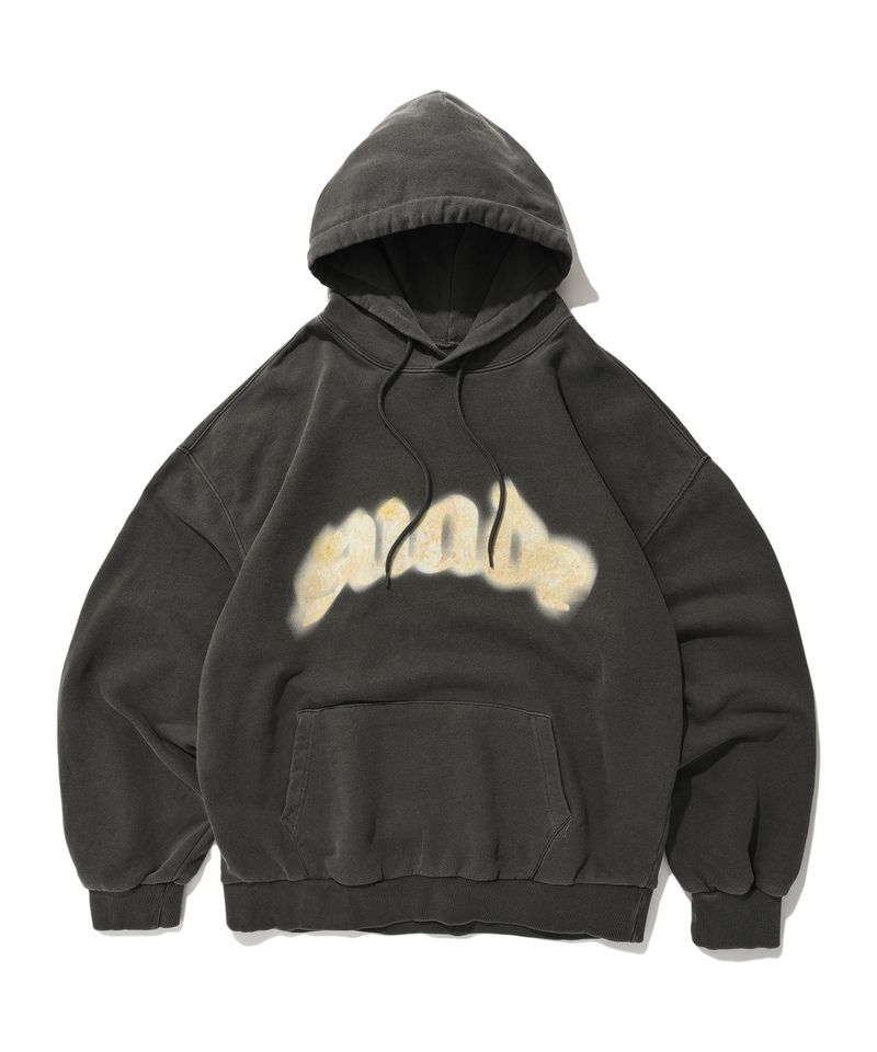 피그먼트 스웨이드 FIRE HOODIE BLACK SD3FTO400BK