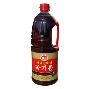 해표 재래압착식 참기름 1.8L (8개)_이미지