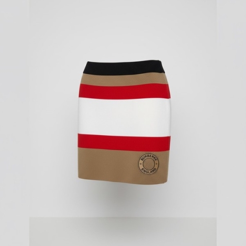 버버리 로고 그래픽 아플리케 울 스커트 8057927 C KG3 BAILE ICON SKIRT A7041 2-4