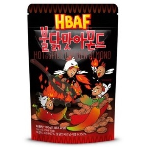 HBAF 불닭맛 아몬드 190g (4개)_이미지